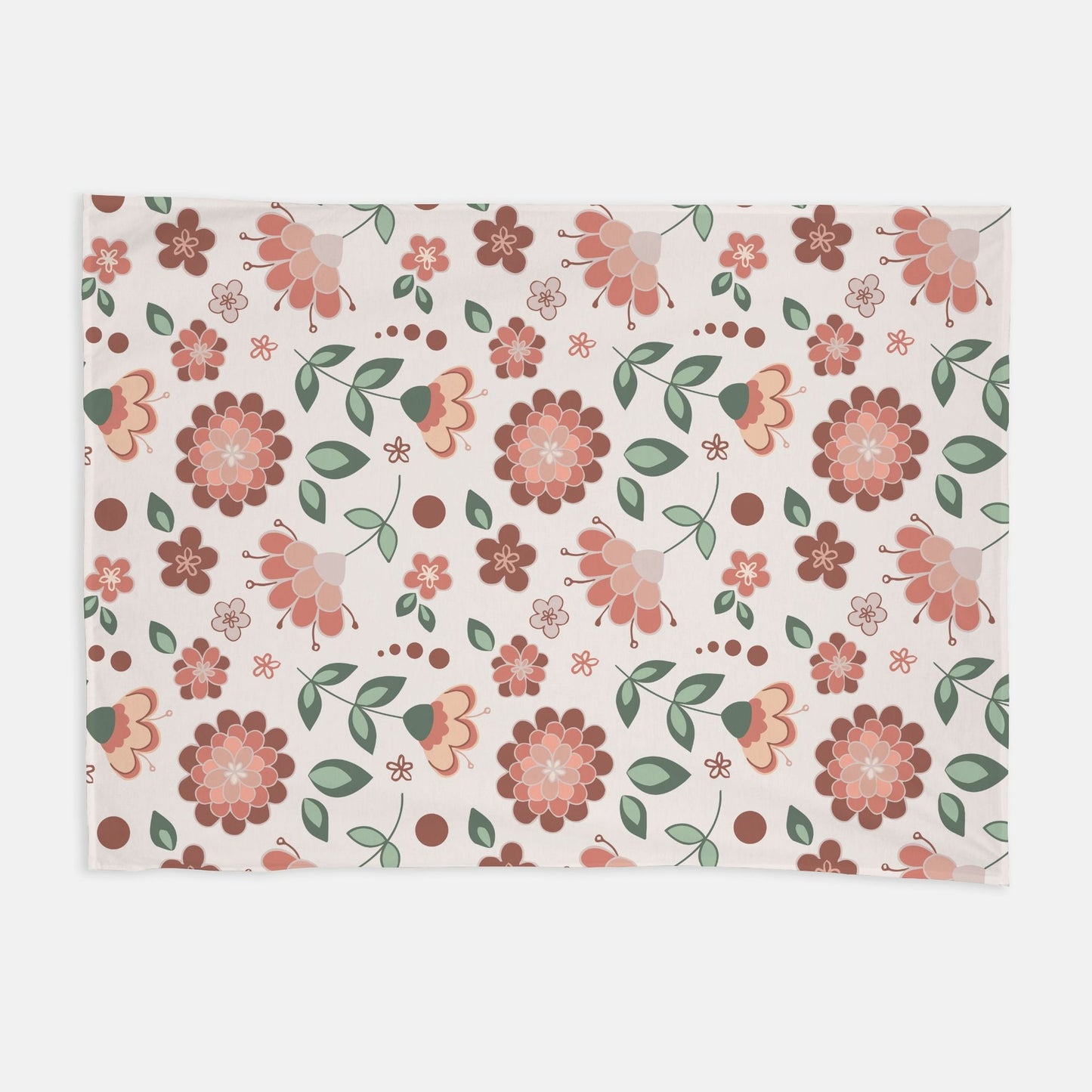 Florals Swaddle Blanket - 30" x 40"