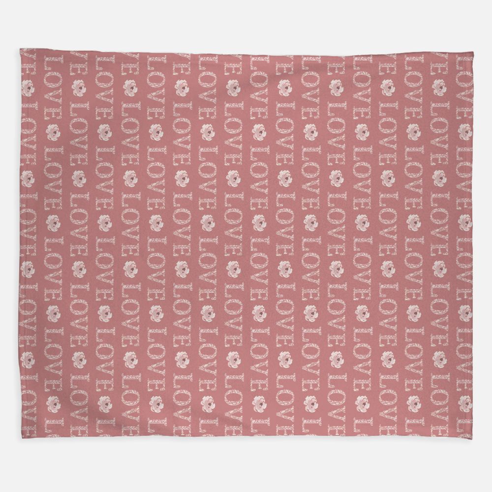Love Fleece Blanket - 50" x 60"